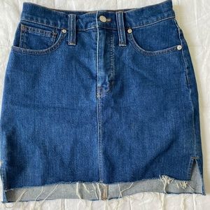 Madewell Jean Skirt